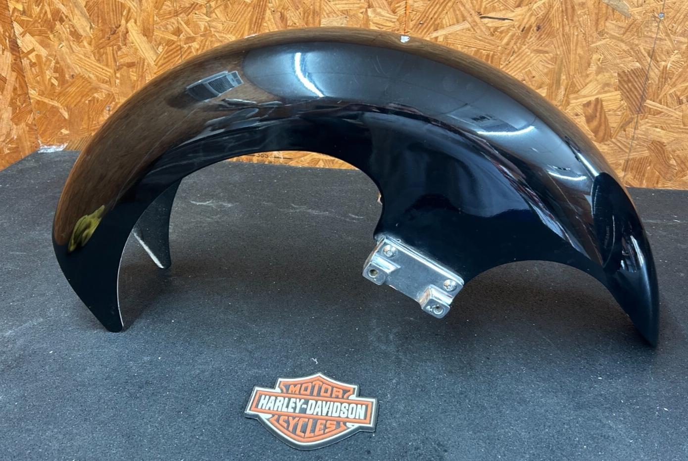 OEM HARLEY-DAVIDSON 03 Road King FLHRI Front Wheel Fender Black