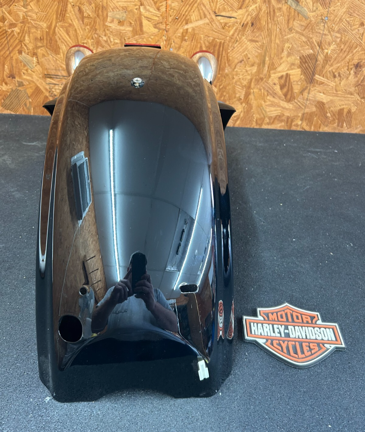 OEM HARLEY-DAVIDSON FLHX REAR FENDER VIVID BLACK 5900069DH