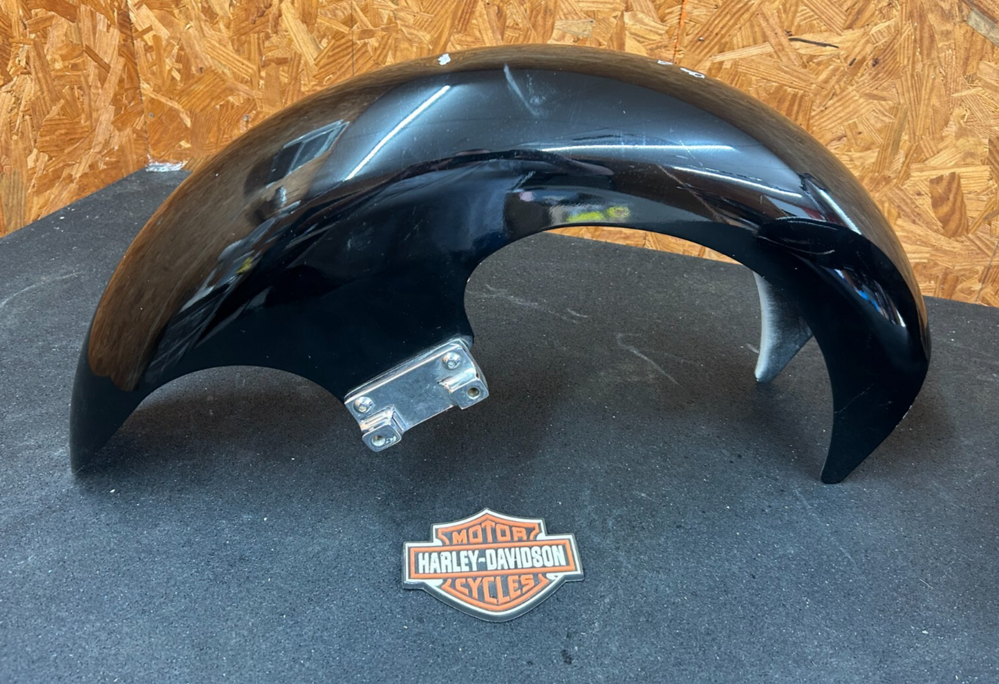 OEM HARLEY-DAVIDSON 03 Road King FLHRI Front Wheel Fender Black