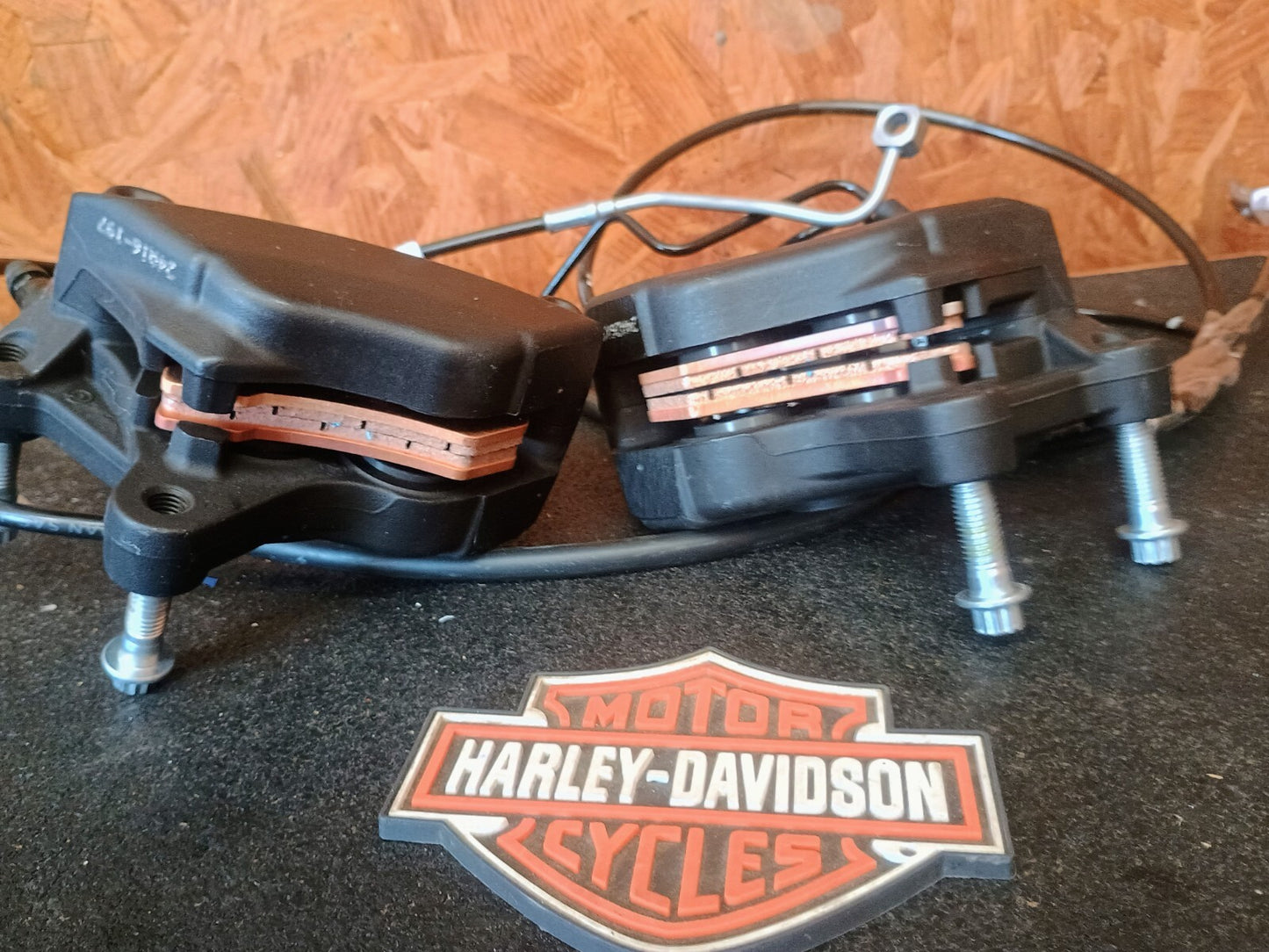 Harley Brembo 08-23 Touring Road Street Ultra Glide Calipers/Pads/Grills/Lines