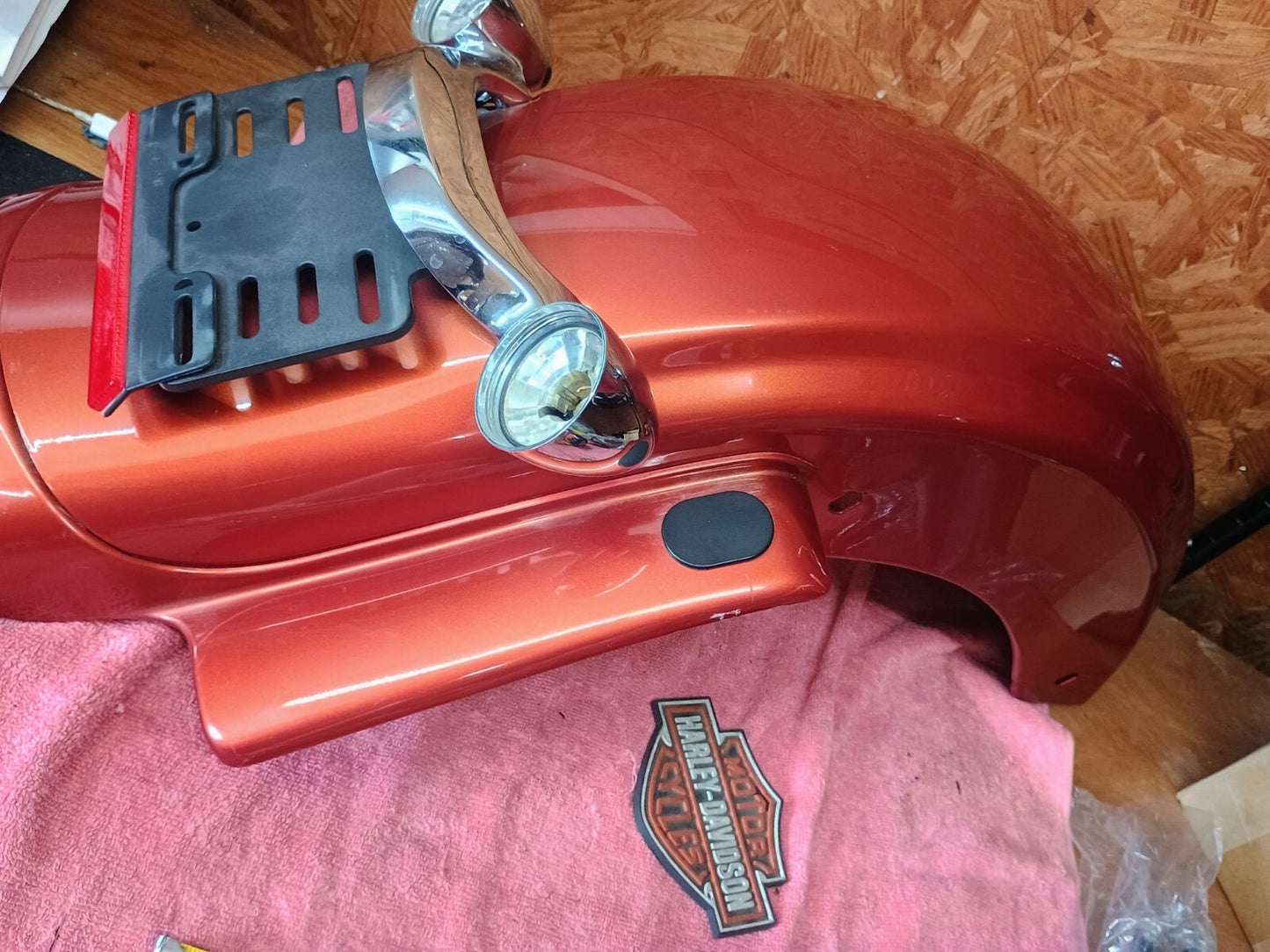 🏍DOEM Harley Davidson 2009-23 Touring Road Street Glide Rear Fender w/Light🏍
